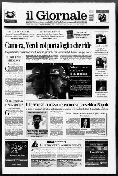 Il giornale del lunedi